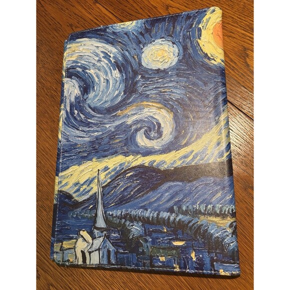 Starry Night Van Gogh Laptop Foldable Cover Sleeve SEE MEASUREMENTS Brand New - Picture 2 of 5